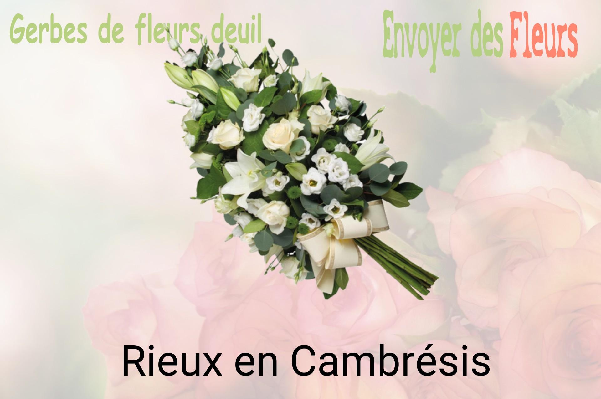 Gerbe de fleurs de deuil livrée à Rieux-en-Cambrésis